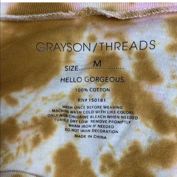 GRAYSON THREAD Tie Dye L/S Tee Santa Cruz Malibu - Picture 5 of 5